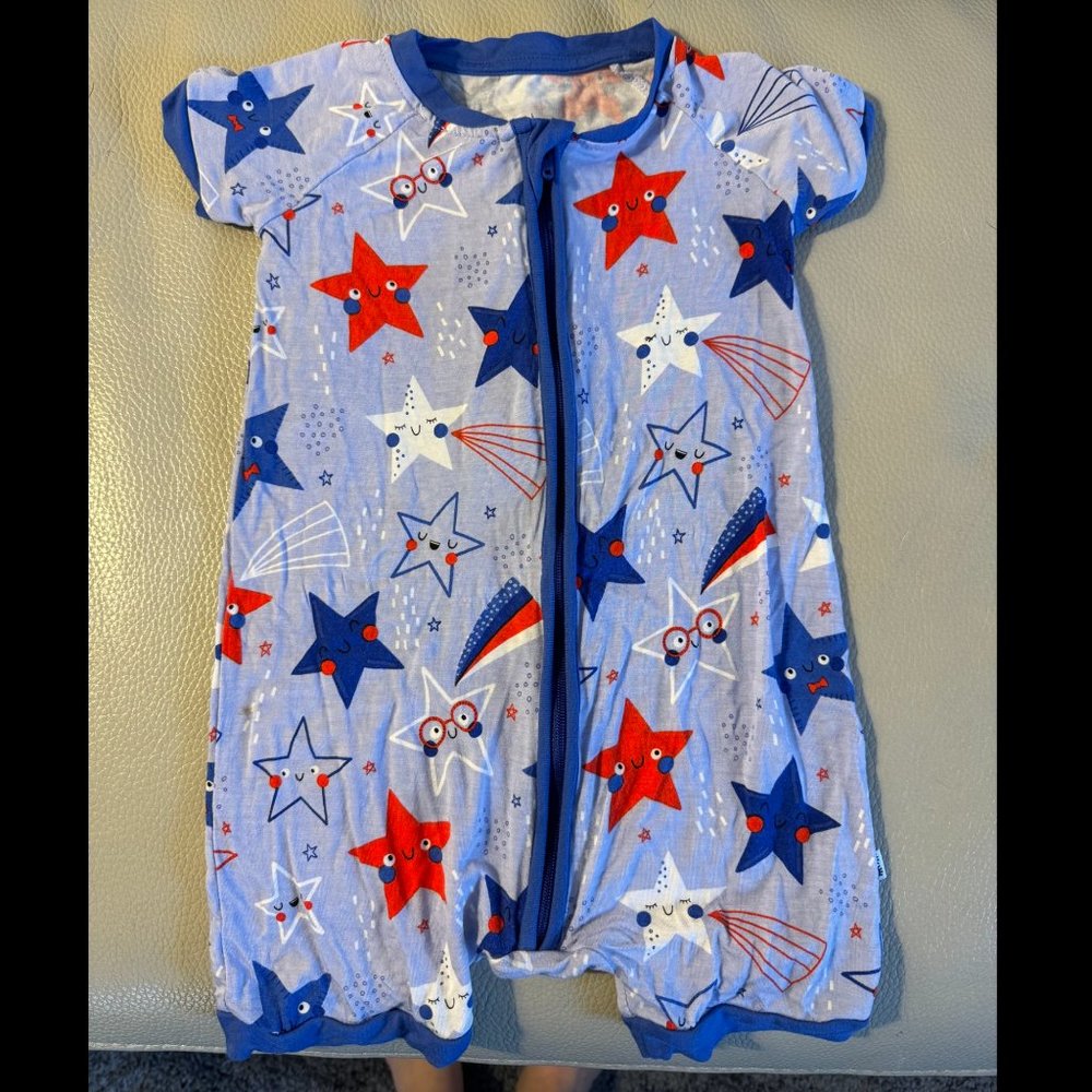 Little Sleepies Stars & Stripes Shortie